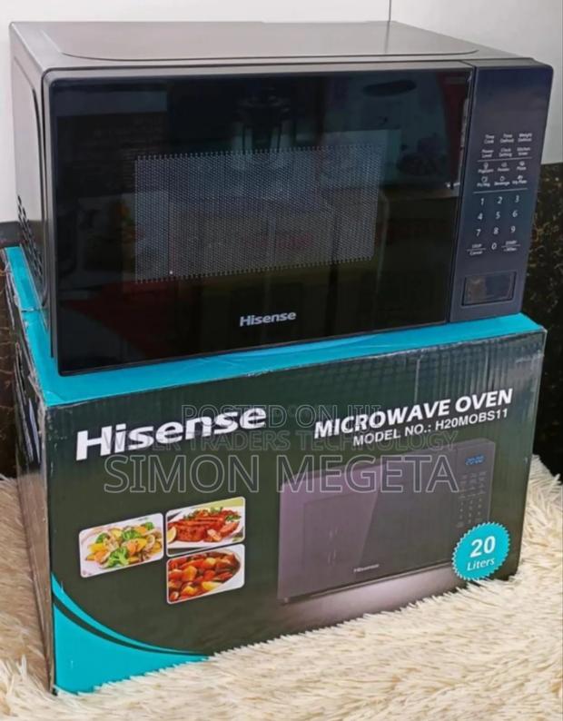 Colour Black New Hisense 20l Microwave