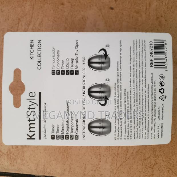 Mechanical Stainless Steel Egg Shape Timer / Kitchen Timer - thumbnail 7