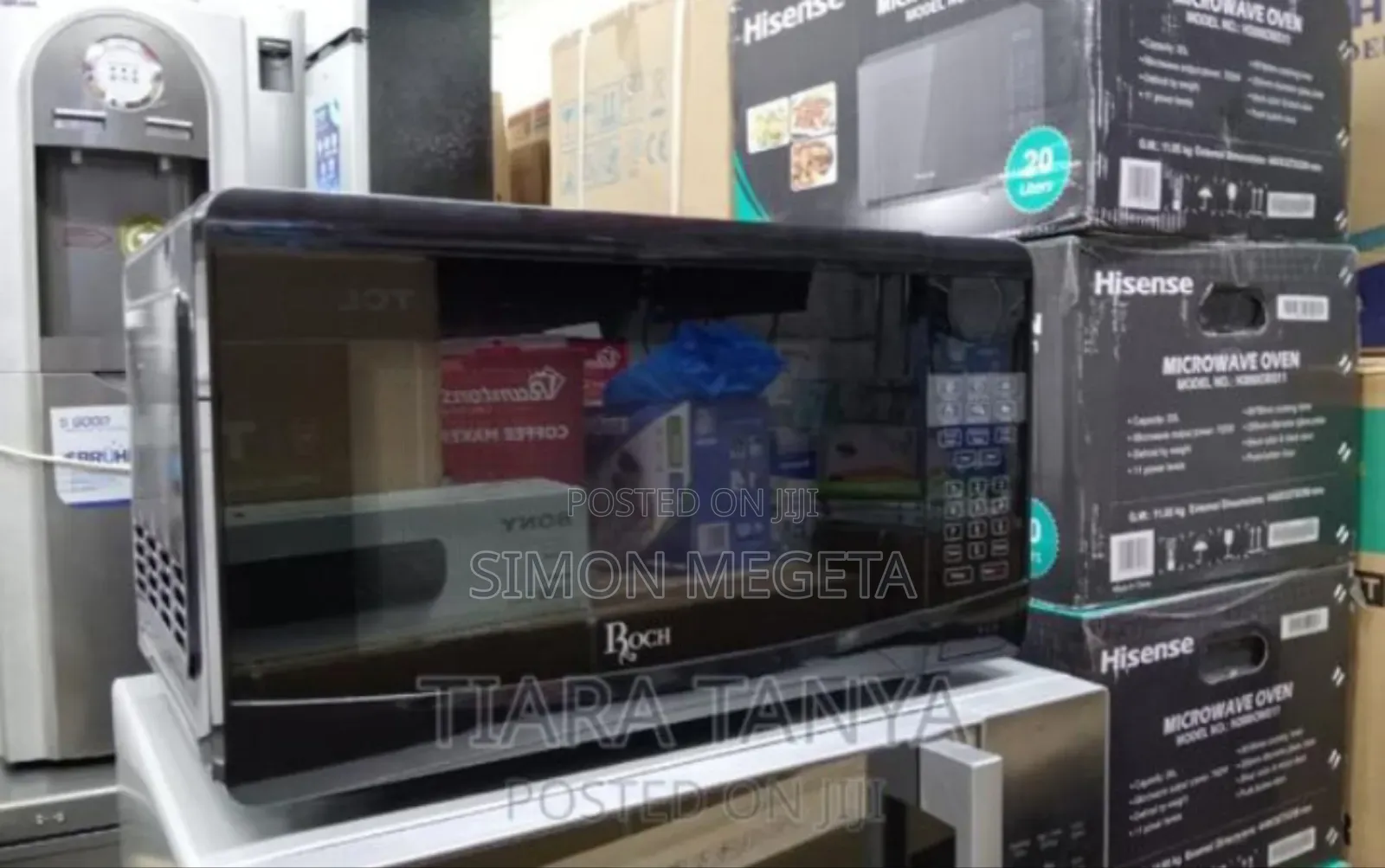 Colour Black New Roch Digital Microwave