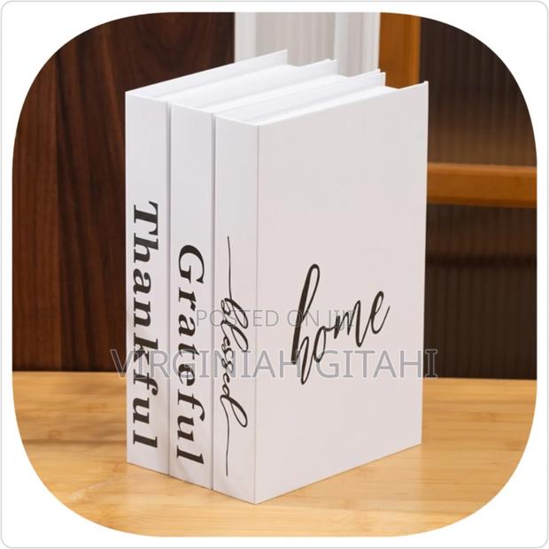 WhiteModern Fake Books Decoration