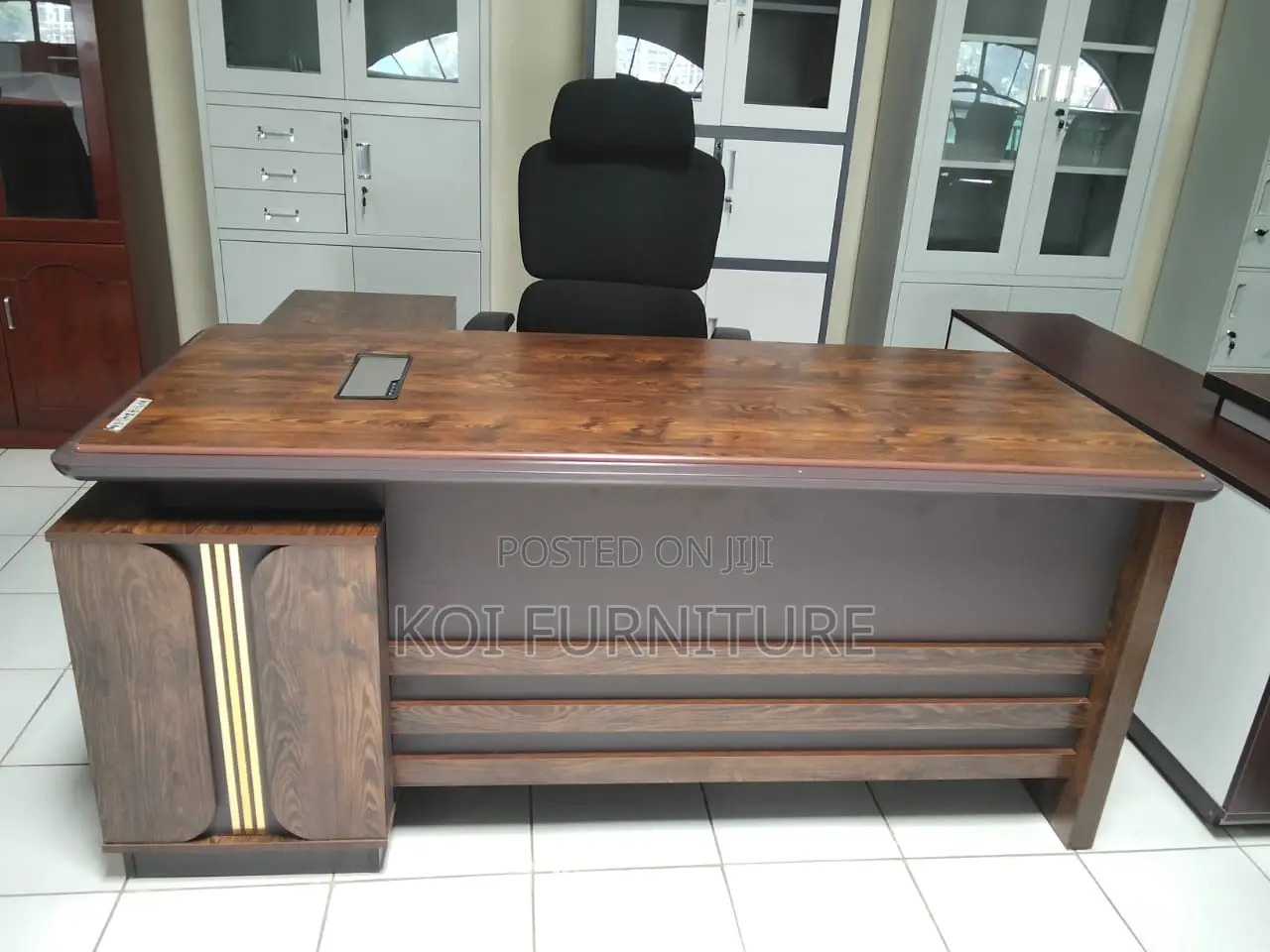 Office Desk : 1800mm Executive L-Shaped Office Modern Desk
