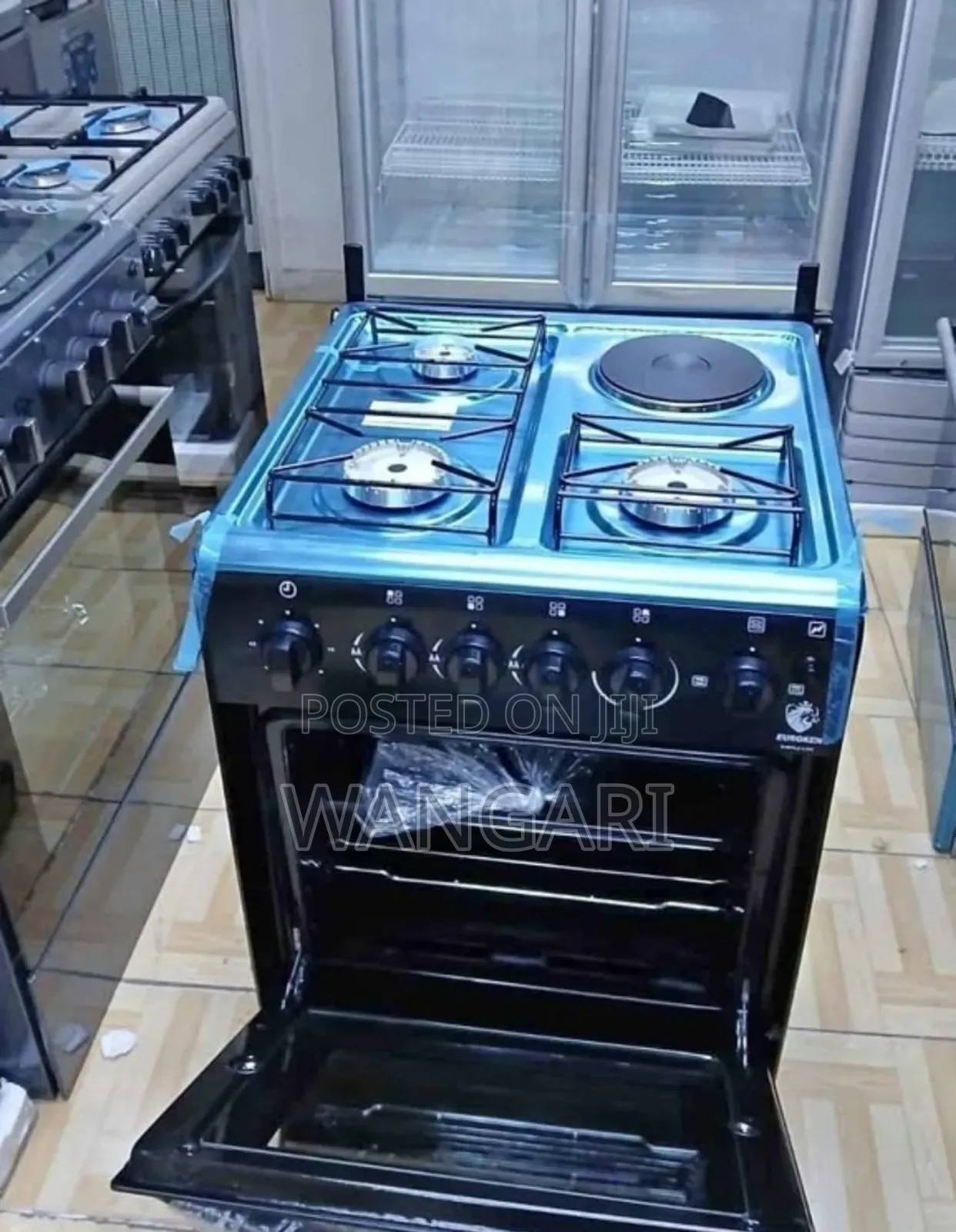 With Warranty 3+1 50 by 55 Euroken Standing Cooker