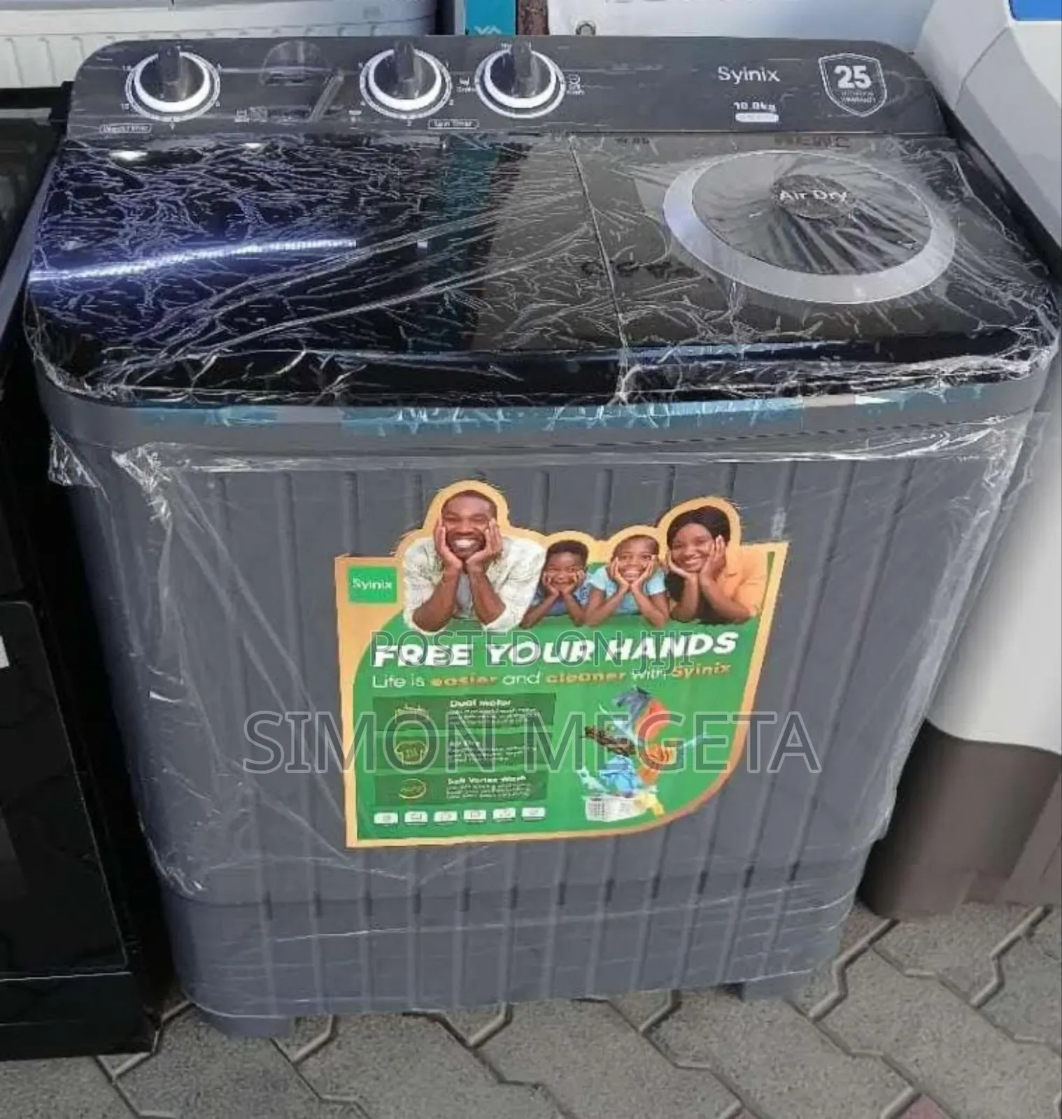 Syinix 10kgs Top Load Twin Tub Washing Machine