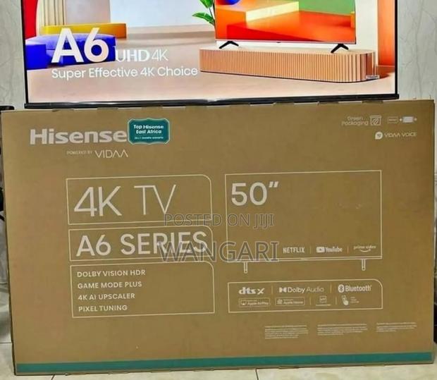 Hisense 50 Inch 4 K A6 Series Television