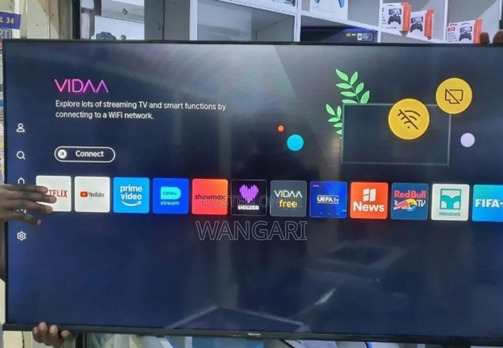 Wifi Enabled Hisense 50 Inch 4 K A6 Series Television