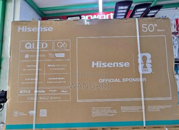 Frameless Hisense 50 Inch 4 K A6 Series Television - thumbnail 3