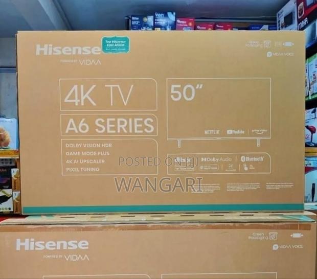 Pre Installed Apps Hisense 50 Inch 4 K A6 Series Television - main view