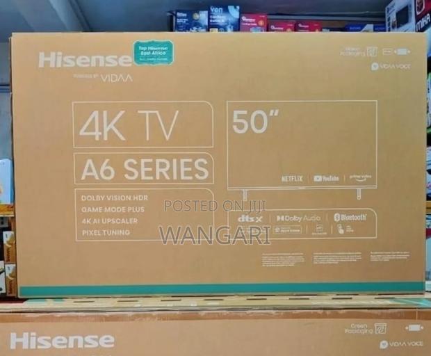 Pre Installed Apps Hisense 50 Inch 4 K A6 Series Television - thumbnail 2