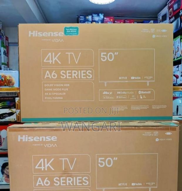 Bluetooth Enabled Hisense 50 Inch 4 K A6 Series Television - thumbnail 2