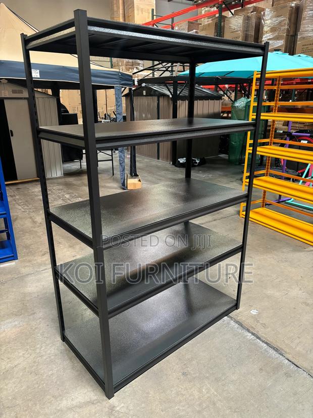 Office Shelving Unit : Heavy-Duty Metallic Storage Shelving Unit - thumbnail 8