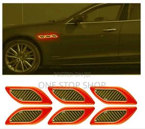 6x Red High Intensity Reflective Stickers - thumbnail 2