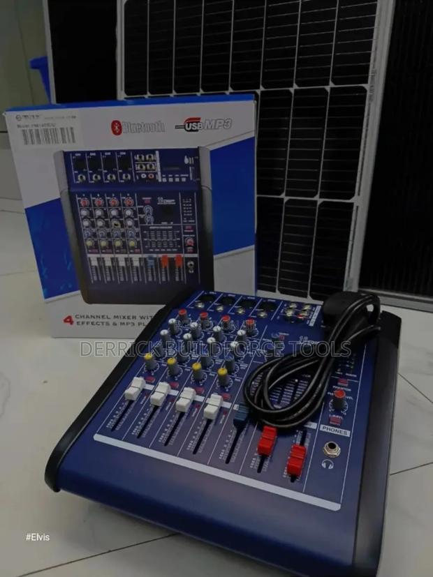 4channel Mixer With Amplifier DSB Effects Mp3 Player Usb,Bluetooth