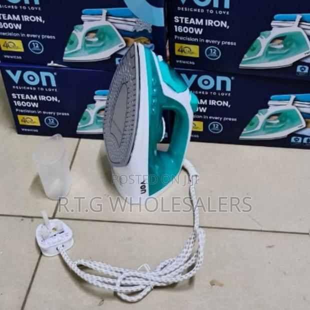 Von Vis161csg Steam Iron 1600w | Quick Heat Anti‐Drip