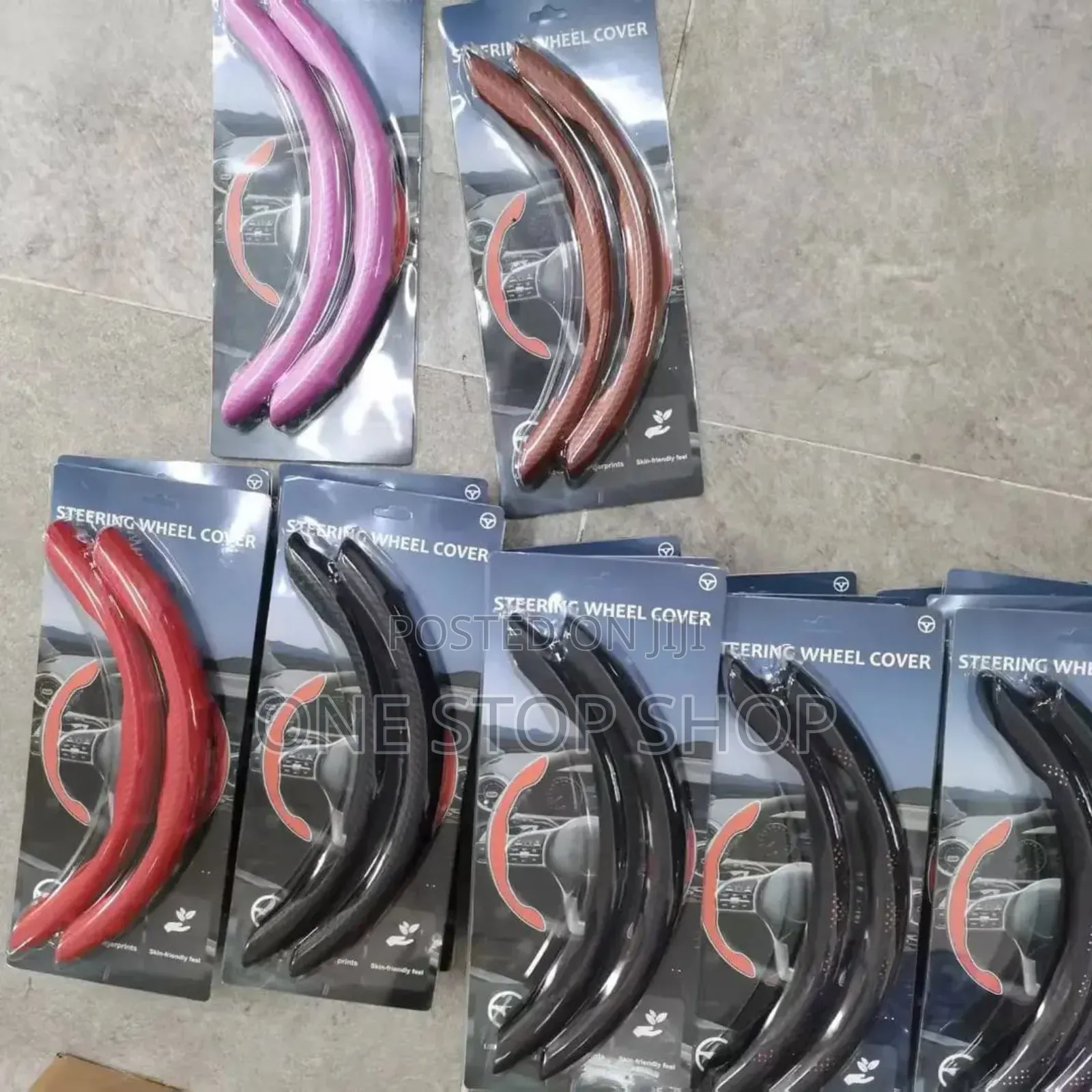 2pc Pack 15" Carbon Design Antiskid Steering Cover