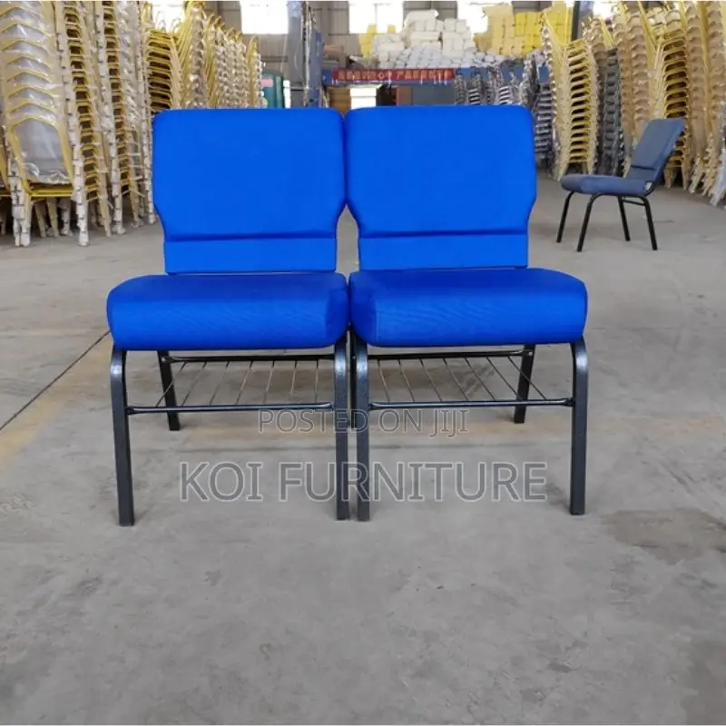 Chair :High Quality Stacking Steel Theater / Pulpit / Auditorium Chair