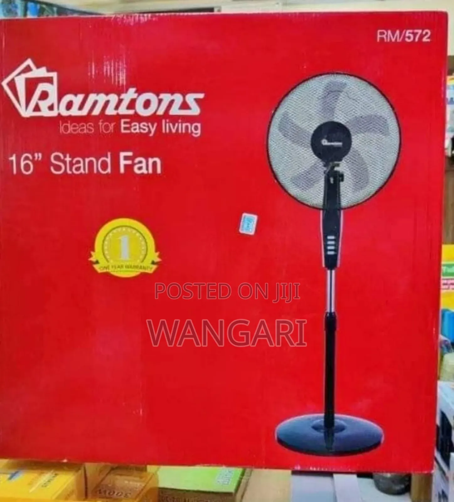 Executive Black Ramtons 16 " Standing Fan