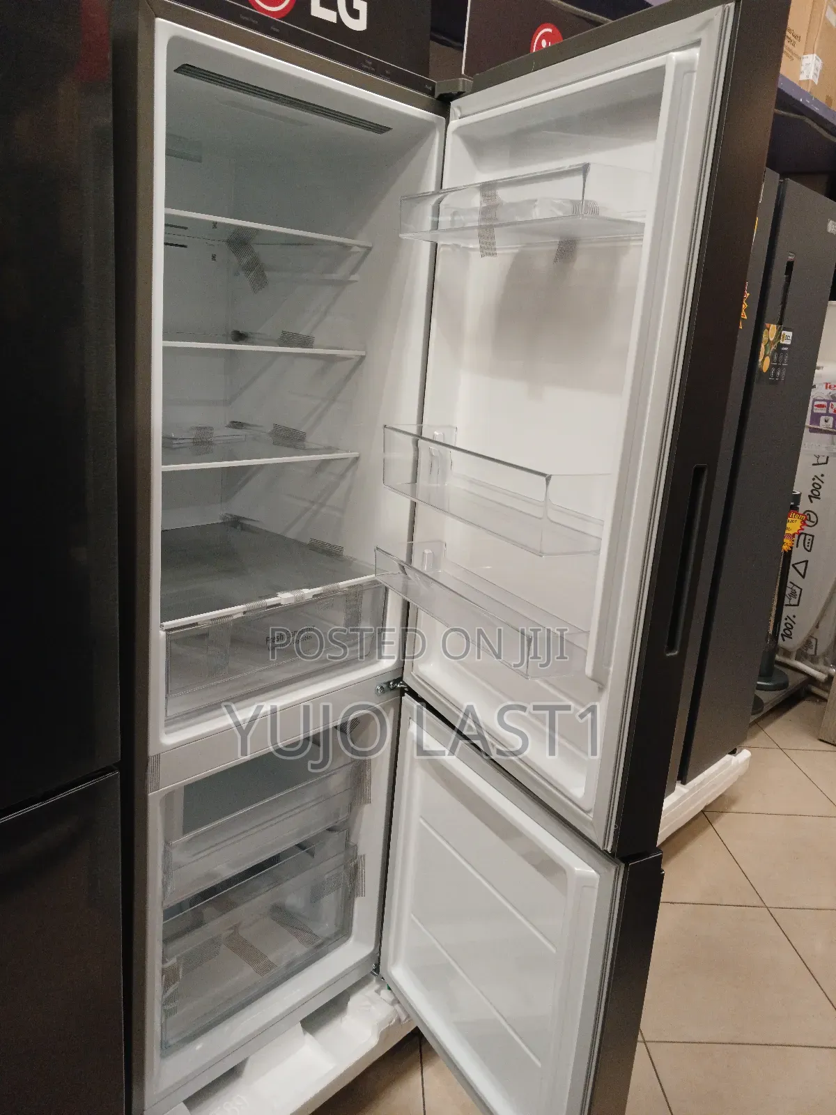 Lg Gc-B569nqcm Bottom Mount Freezer Fridge, 462 L - Smart Inverter
