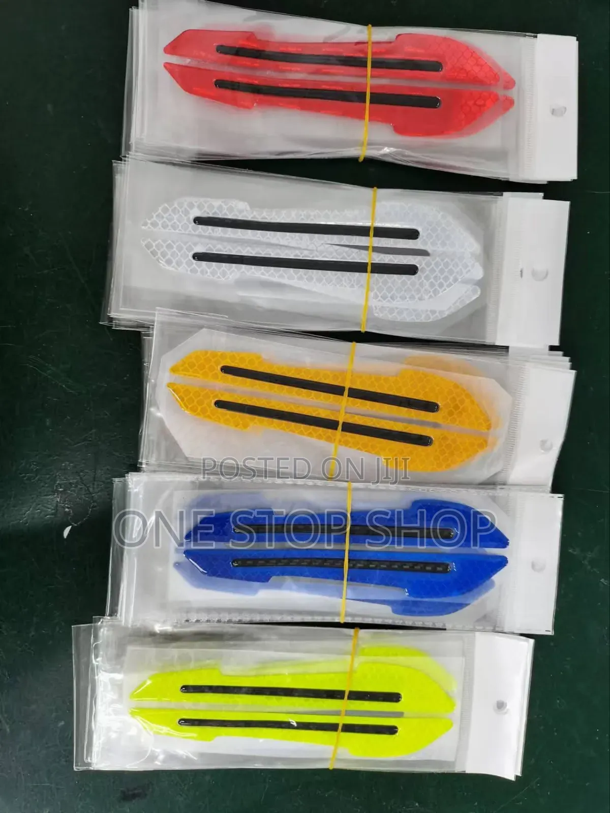 Door Handles 4pc Different Colors Self Stickons Reflective Stickers