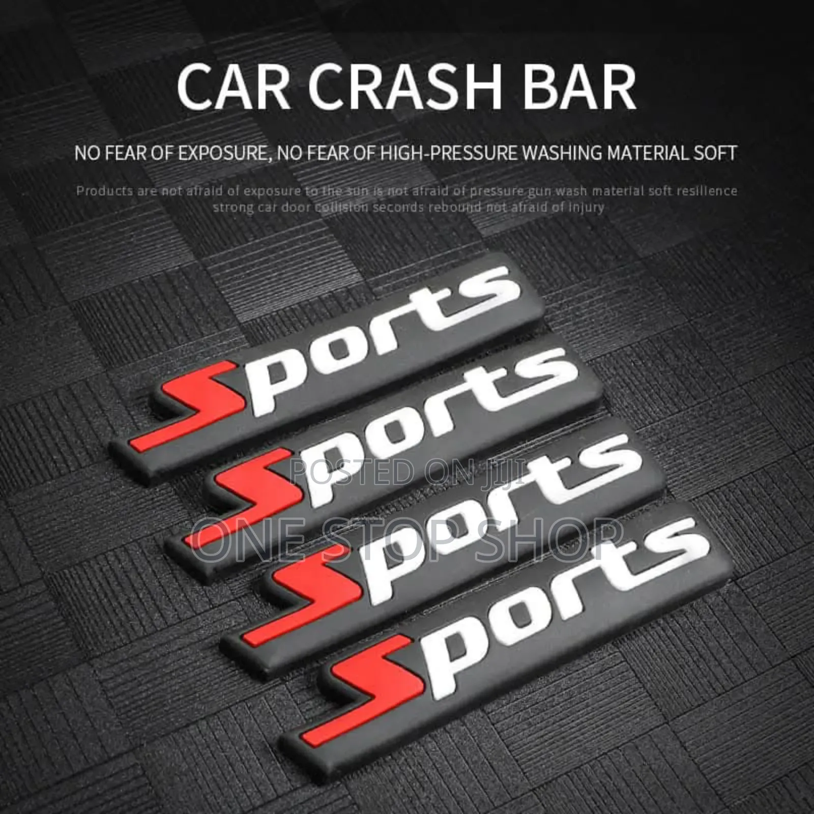 4pc Sport Self Stick on Door Guard for Scratch Guards for All Cars
