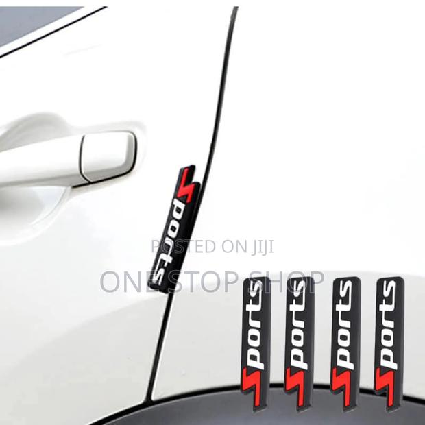 4pc Sport Self Stick on Door Guard for Scratch Guards for All Cars