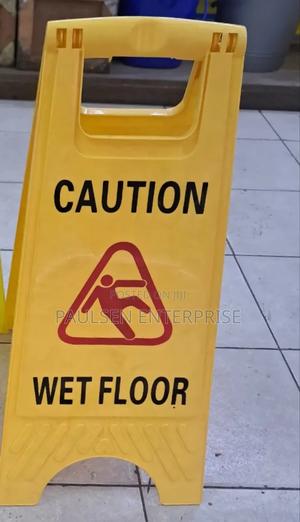 Wet Floor (Caution Stand) Caution Sign