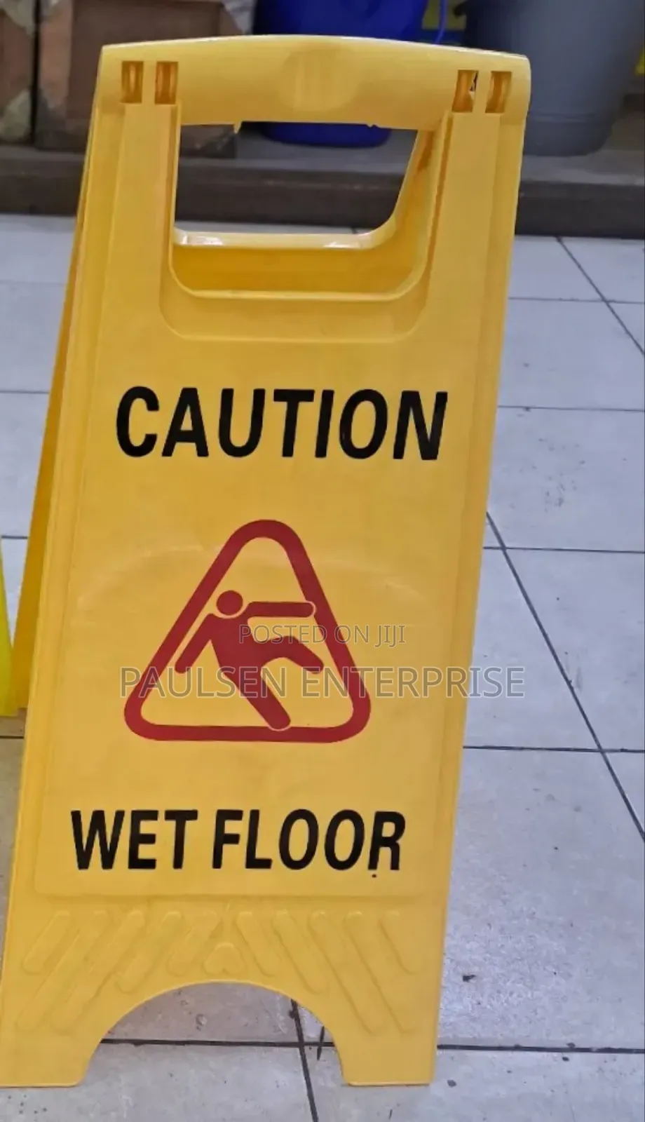 Wet Floor (Caution Stand) Caution Sign