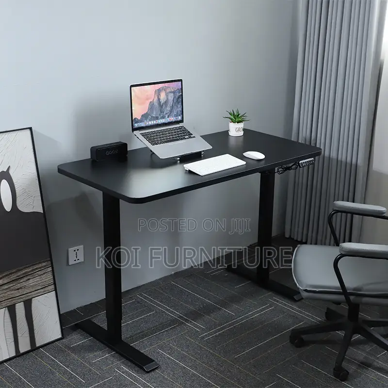 Office Desk : 1.2m Electric Height Adjustable Standing Desk