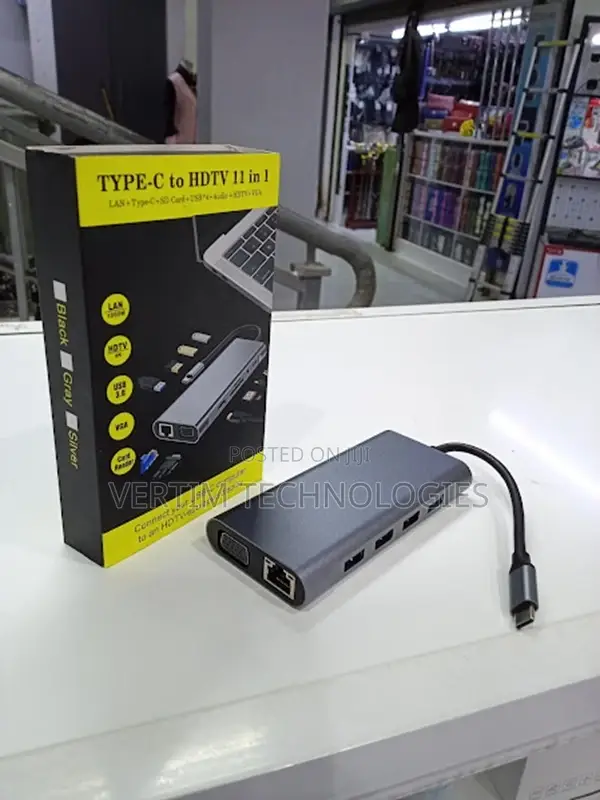 Type-C Docking Station 11-in-1 Expansion Dock Usb3.0 Gigabit