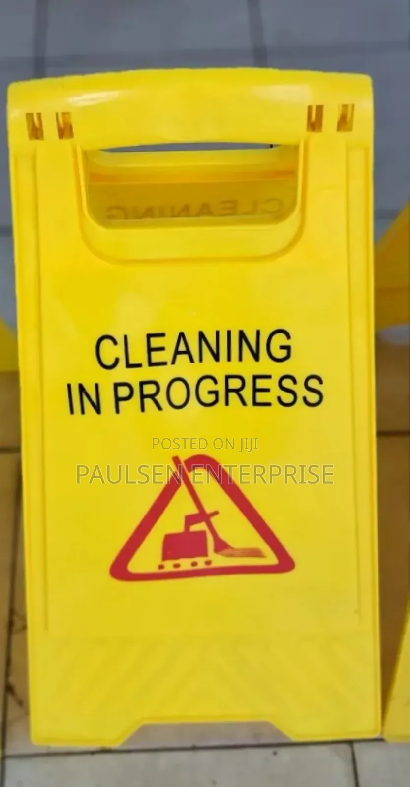 Work In Progress A Frame Caution Sign