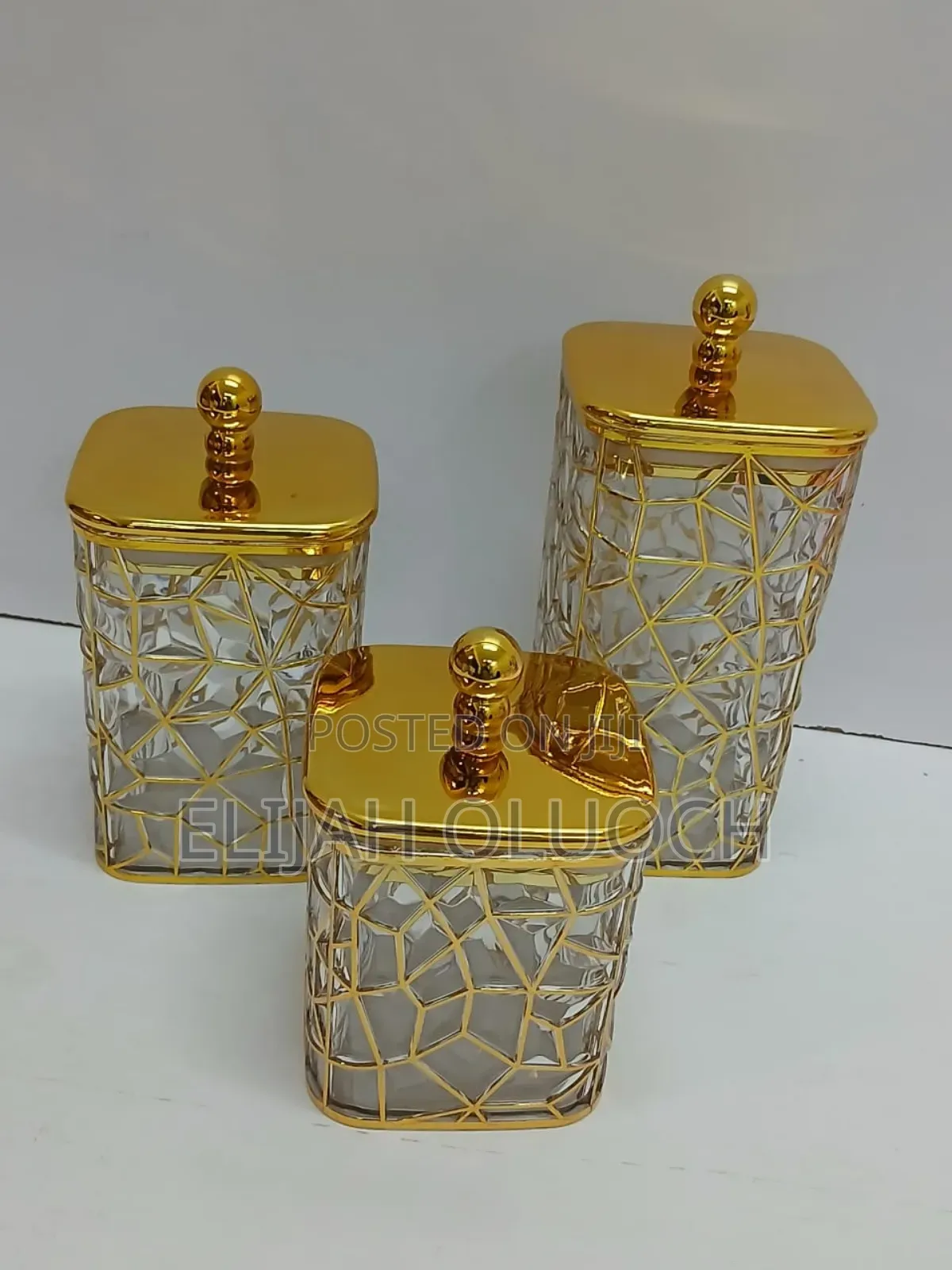 3 In 1 Transparent Storage Jars Available*