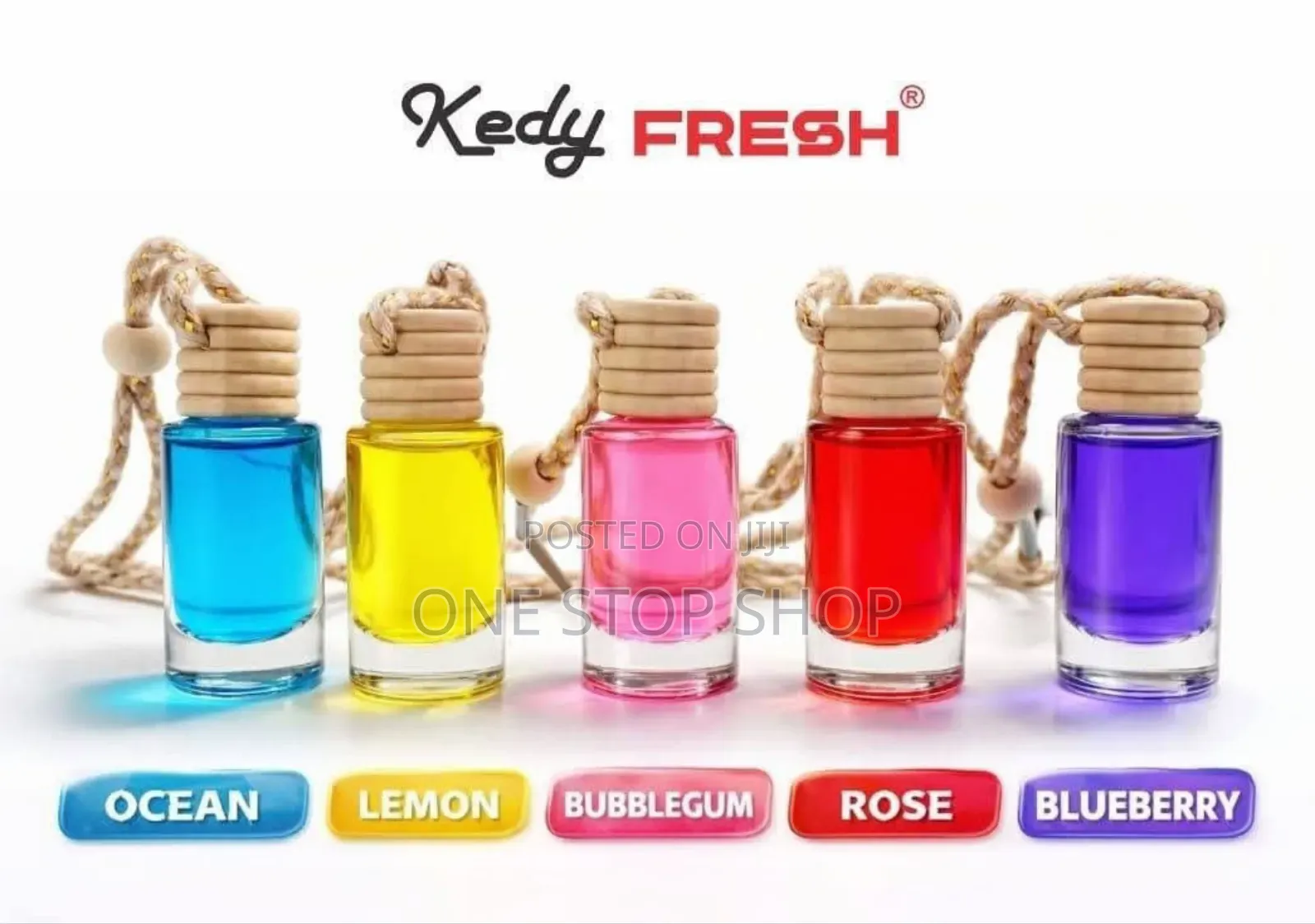 5pc Bottles Refillable Hanging Air Perfumes
