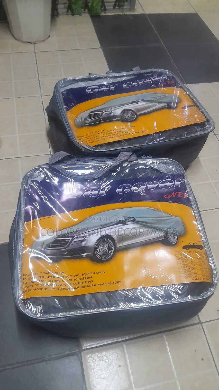 Car Covers Large Size in Grey