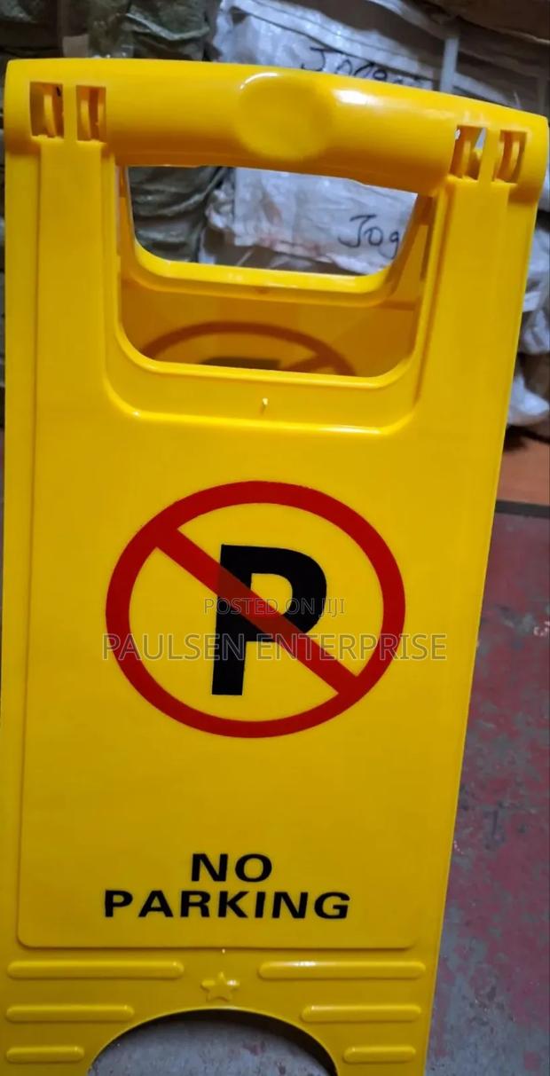 No Parking Caution Stand/Sign - thumbnail 2