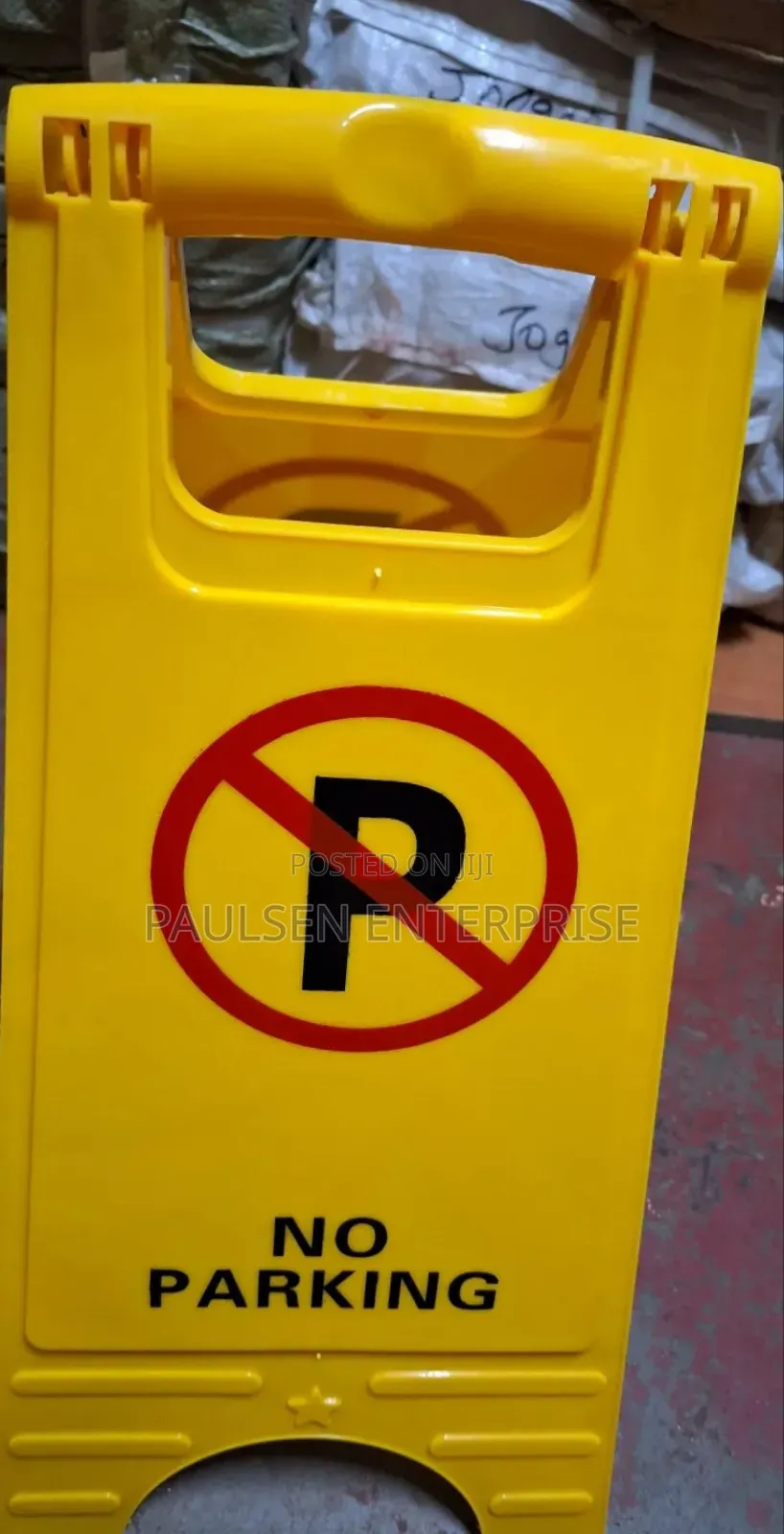 No Parking Caution Stand/Sign