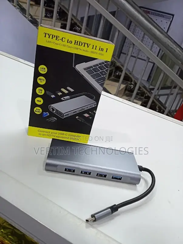 11 in 1 Usb C Hub Type C Adapter to Hdmi-Compatible Vga