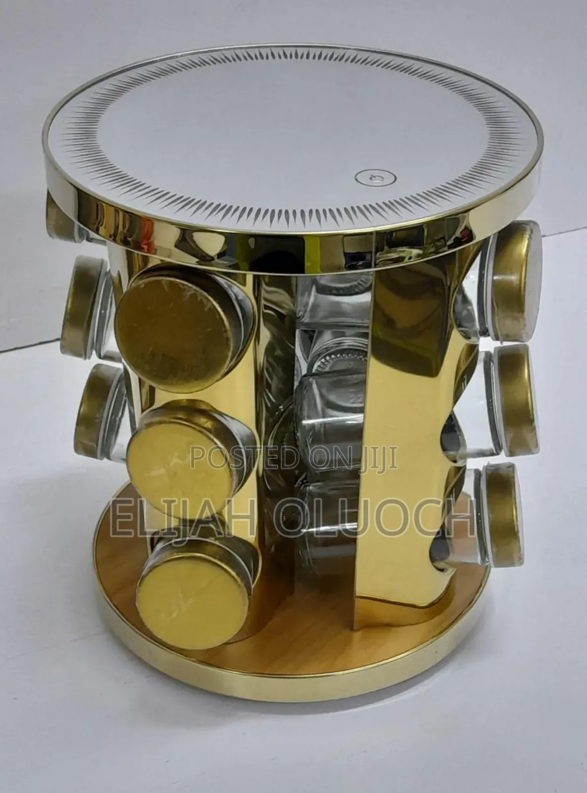 Led Touch Rotating Spice Rack*

*Has 12 Glass Jars Each 100ml
