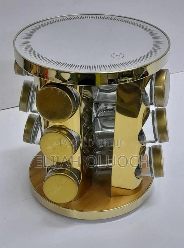 Led Touch Rotating Spice Rack*

*Has 12 Glass Jars Each 100ml - thumbnail 3