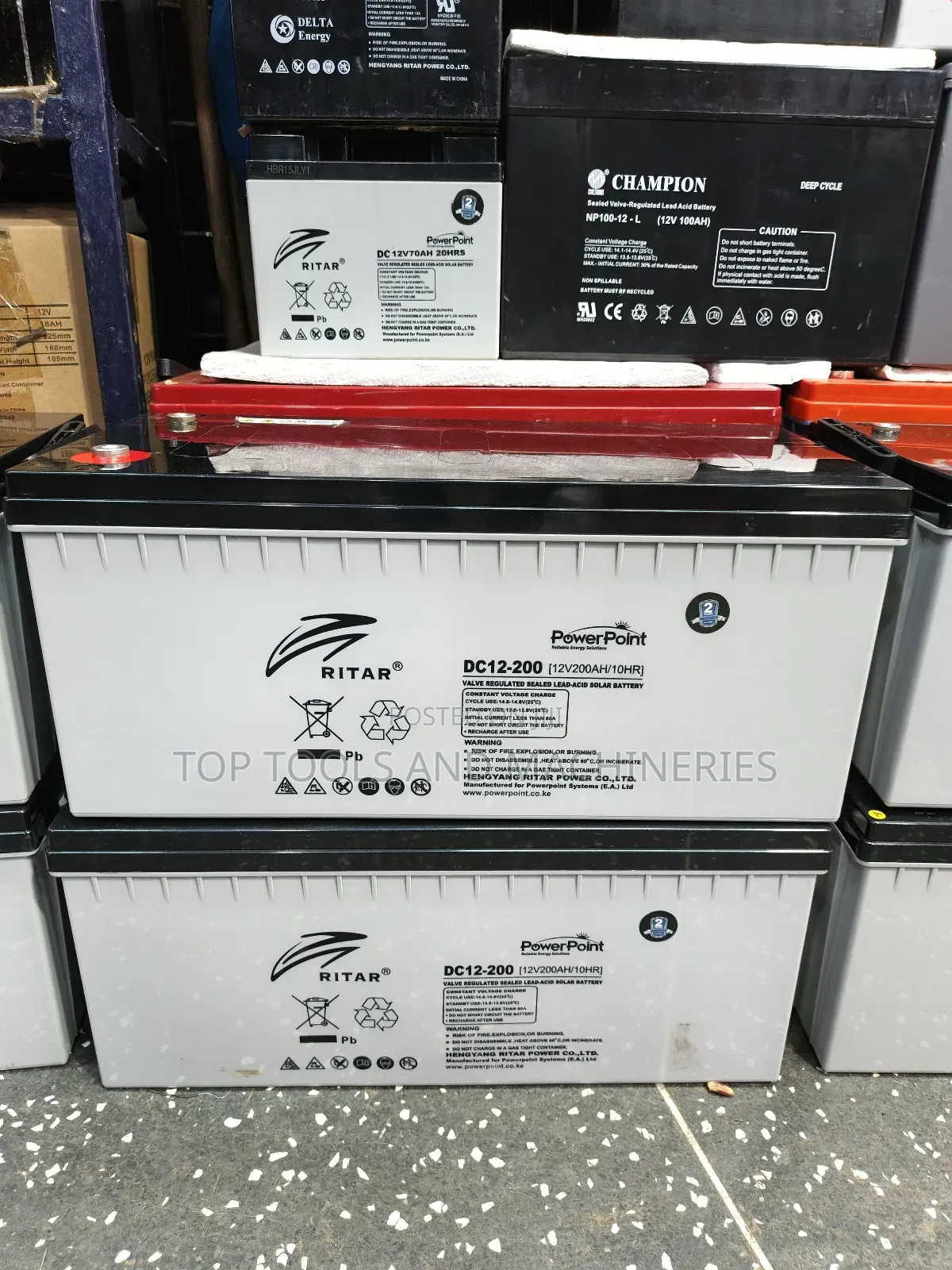 New Stock Alert! 12v 200ah Ritar Deep Cycle Solar Gel Battery