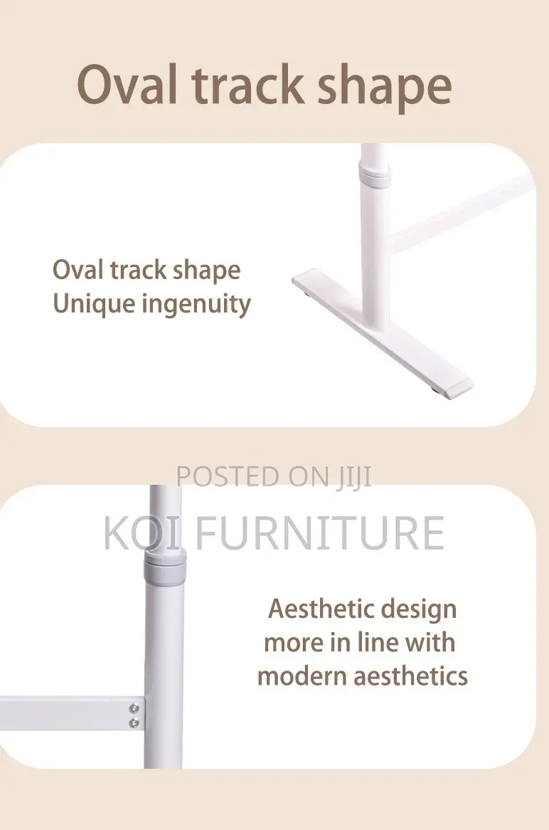 Office Table; Adjustable White Home Office Training Desk