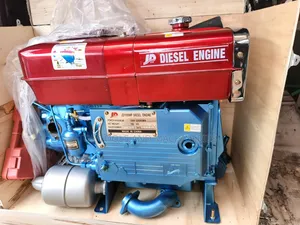 Brand New Jiadi Jd 18hp Keystart Water Cooled Diesel Engine