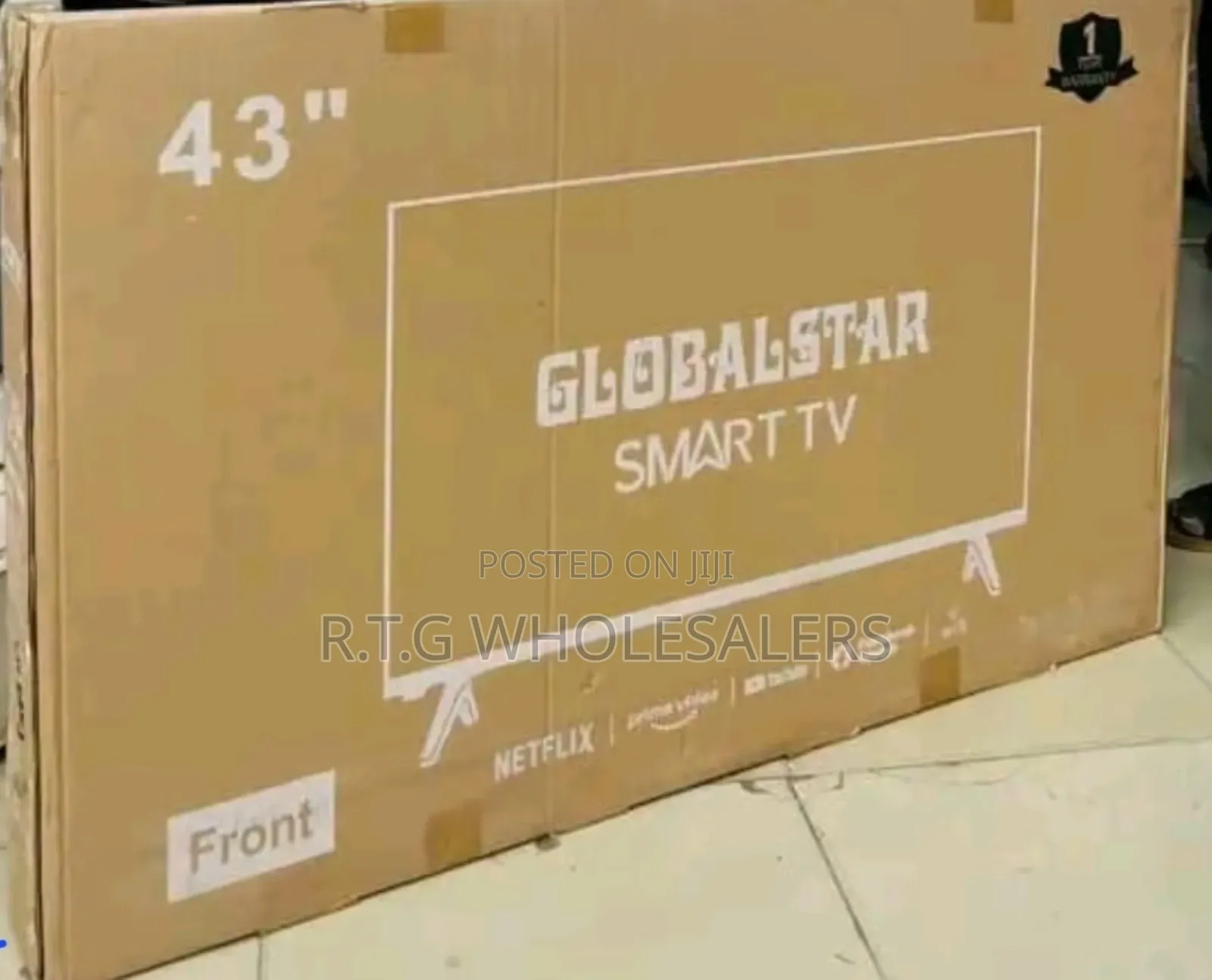 Globalstar 43" Smart Android Frameless Digital Tv