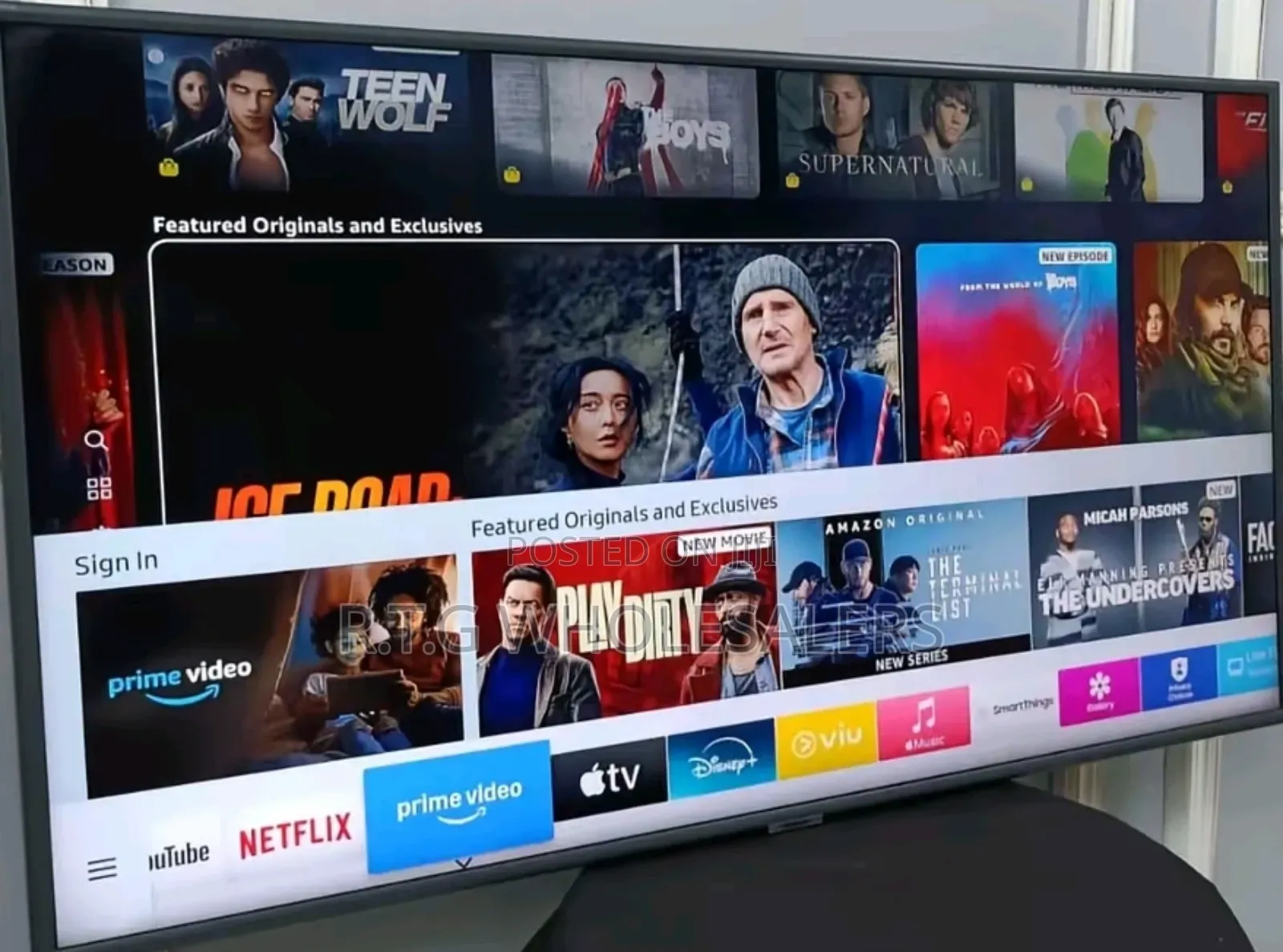 Globalstar 43" Smart Android Frameless Digital Tv