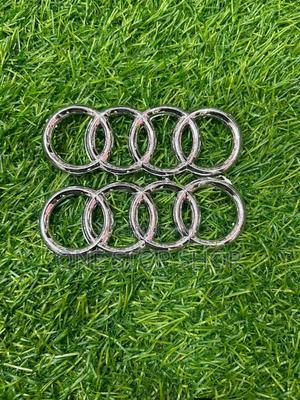 Audi Chrome Bonnet or Boot Logos in Different Sizes - thumbnail 2
