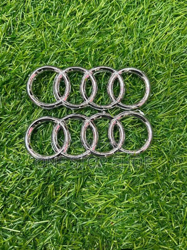 Audi Chrome Bonnet or Boot Logos in Different Sizes - main view