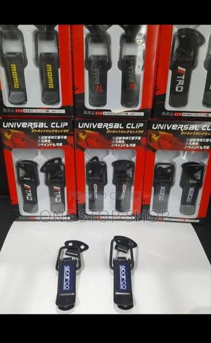 Momo,Typer,Sparco,Mugen Black Bumper Clips 2pc Set - thumbnail 2