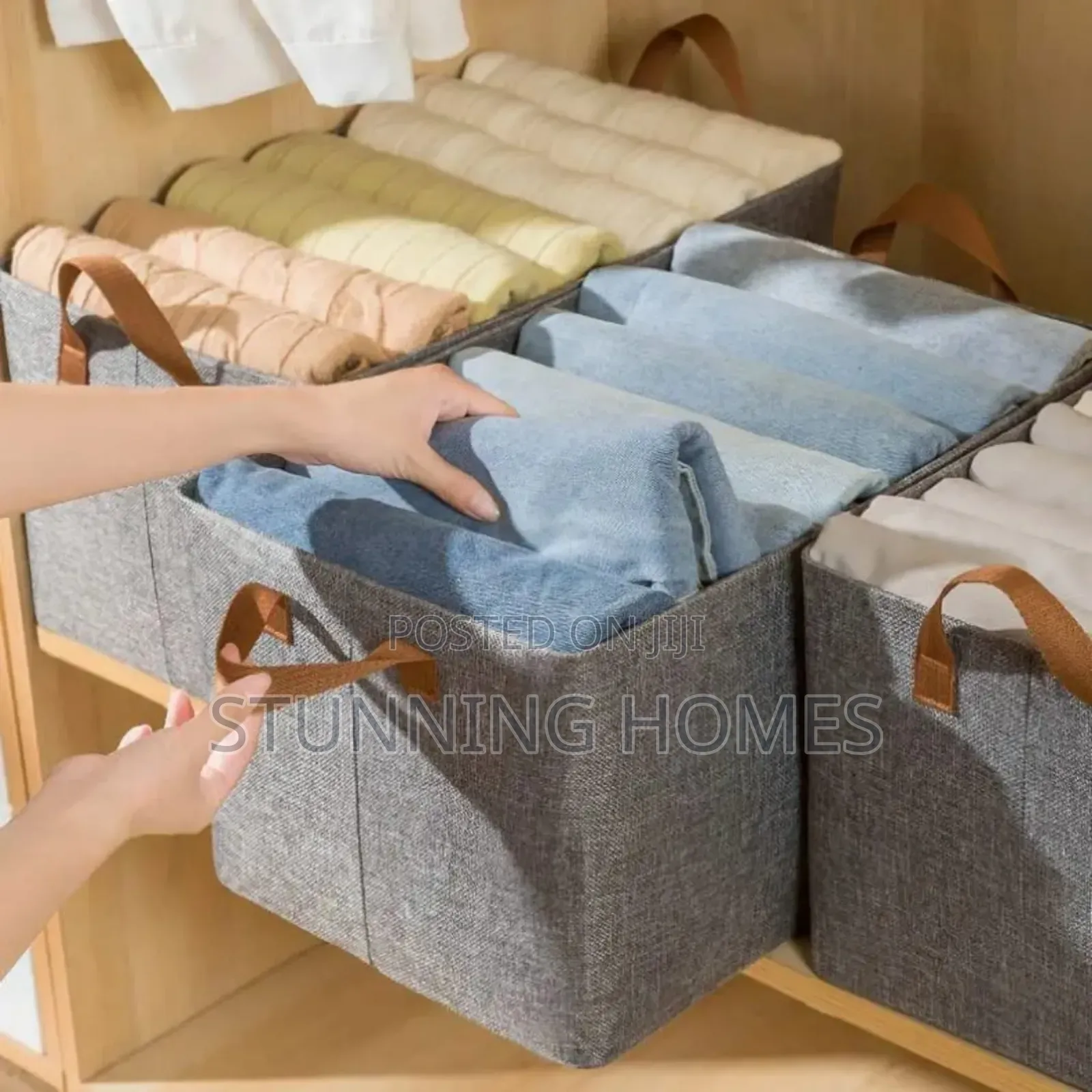 Stackable Clothes Closet Boxes