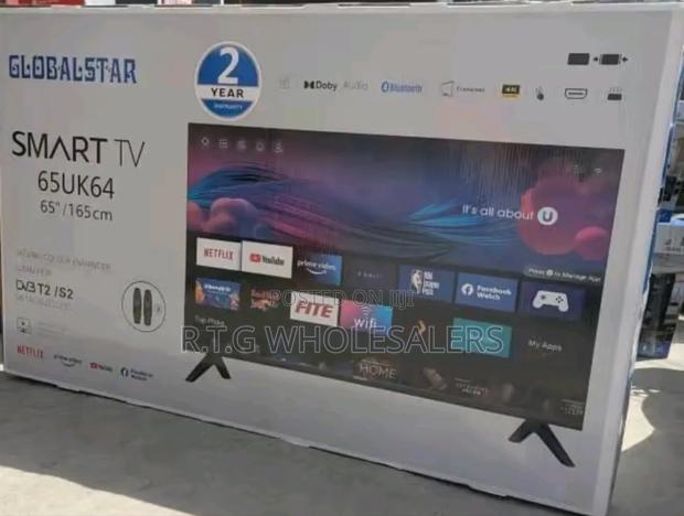 65" Smart Android Tv With Wi-Fi, Netflix Youtube - thumbnail 2