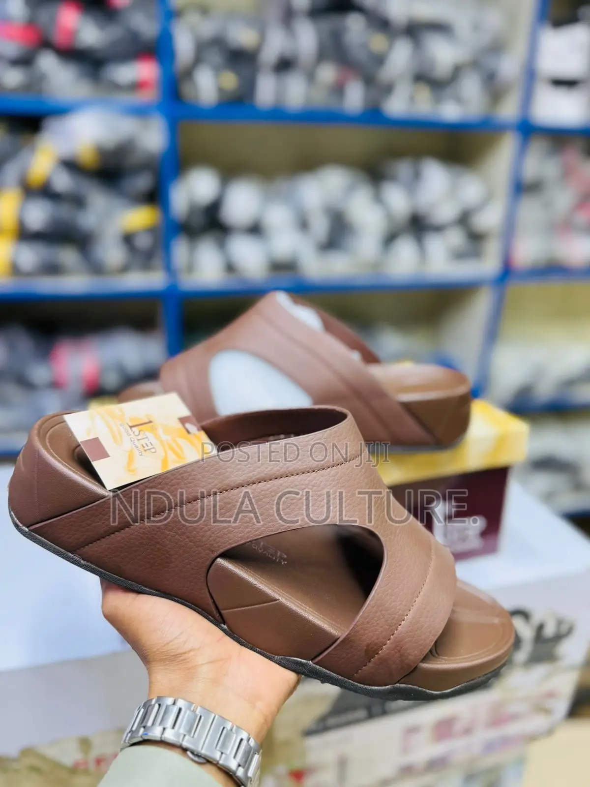 1 Step Soft Sole Leather Sandals