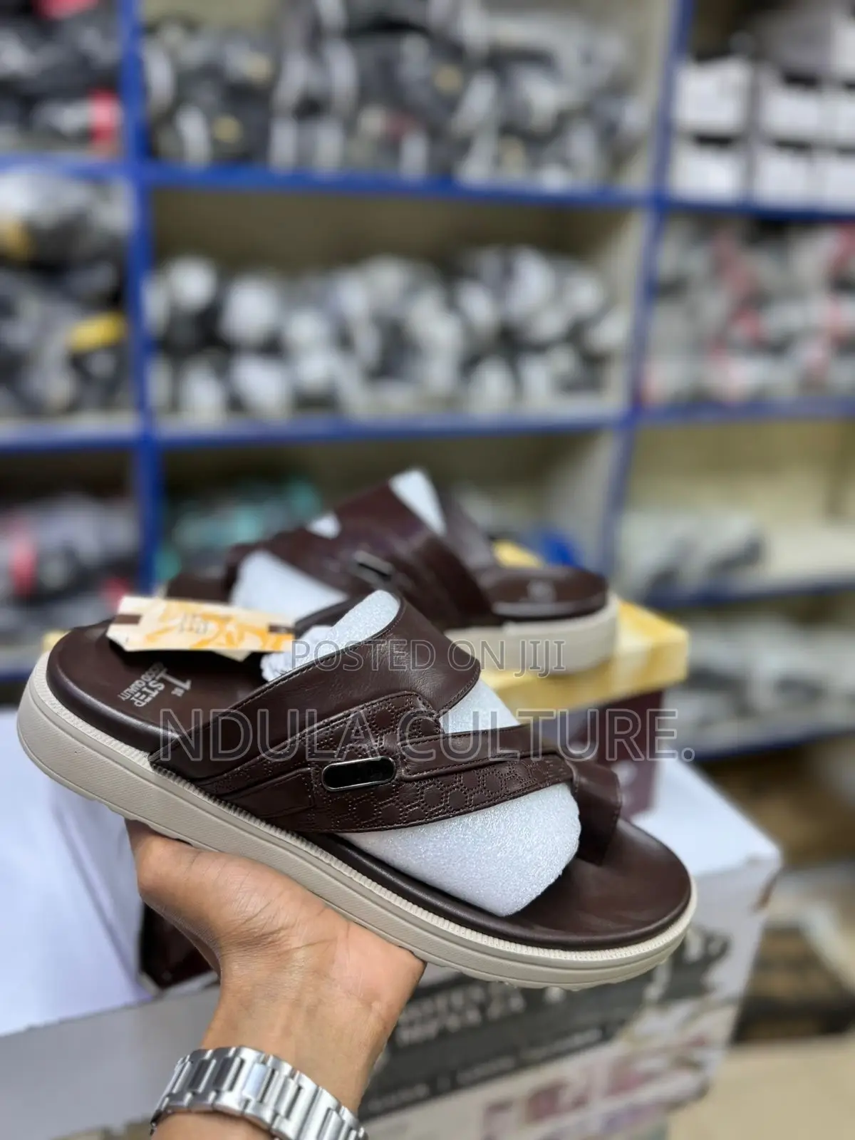1 Step Soft Sole Leather Sandals