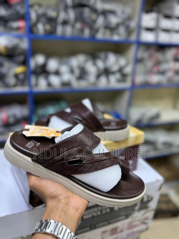 Faux Leather Sandals - thumbnail 4